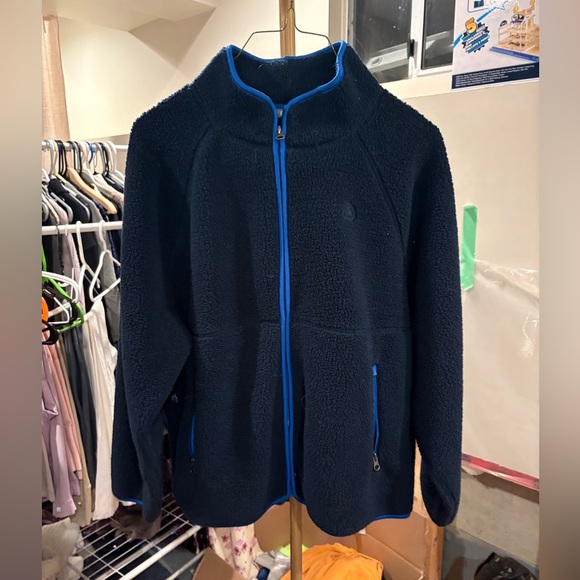 Sweaters - Women's Navy Blue Fleece Sweater